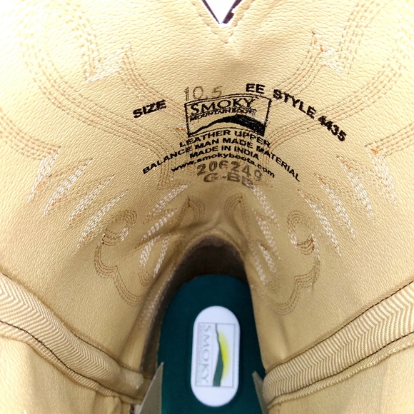 XWIDE Smoky Mountain Mens Western Cowboy Boot, Denver sz 10.5 EE 14 EE Brown NIB - Picture 12 of 16